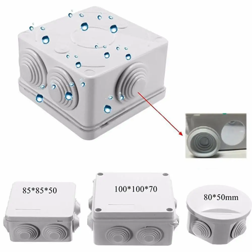 CCTV Weatherproof Outdoor Camera Junction Box Enclosure IP55 Terminal Cable Case Waterproof junction box power box Accessories