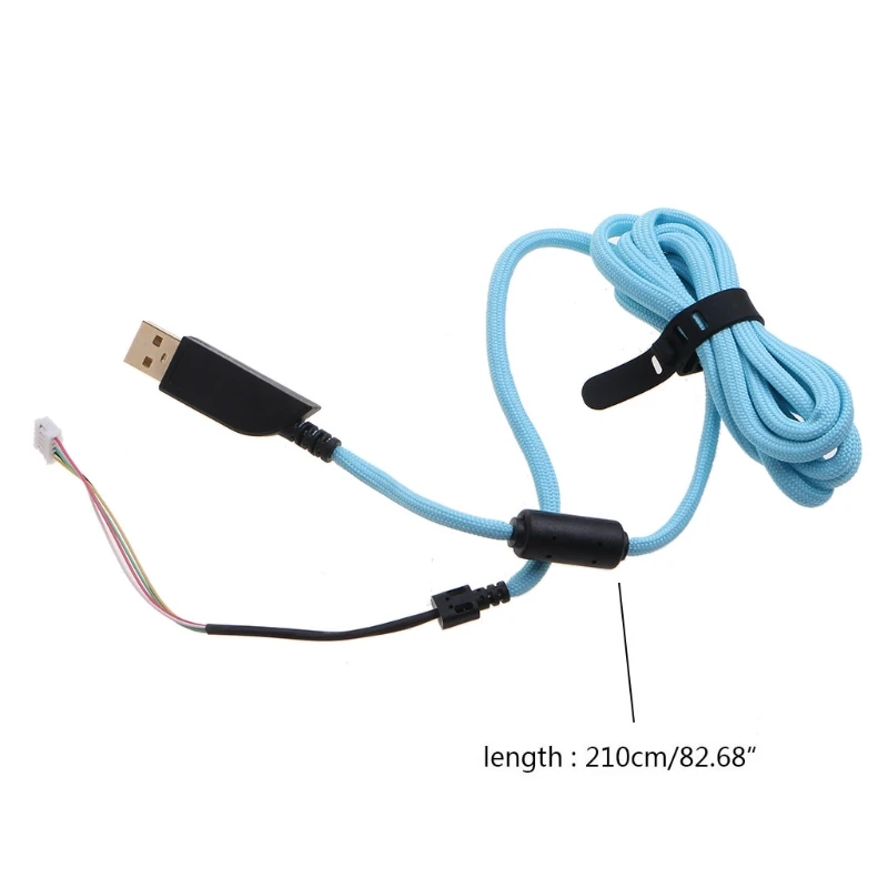 for ZOWIE FK-B ZA11-B ZA12-B Mouse Soft Umbrella Rope Cable Nylon Rope Mice Wire P8DC