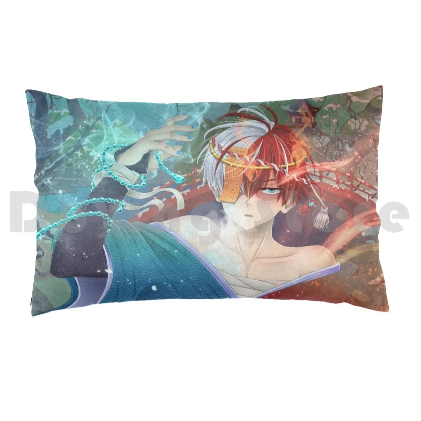 Boku No Hero Academia Todoroki Shoto Yuki Yokai Snow Spirit Japanese Nerd Gift Anime Mha Bnha Pillow case 3060