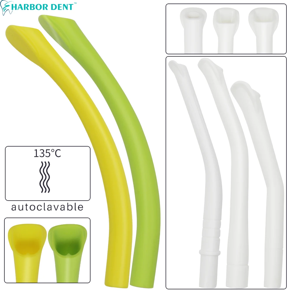 Dental Autoclavable Strong Suction Tips Dentist Duckbill Evacuation Tips Aspirator Saliva Tube Tips Dentostry Consumables