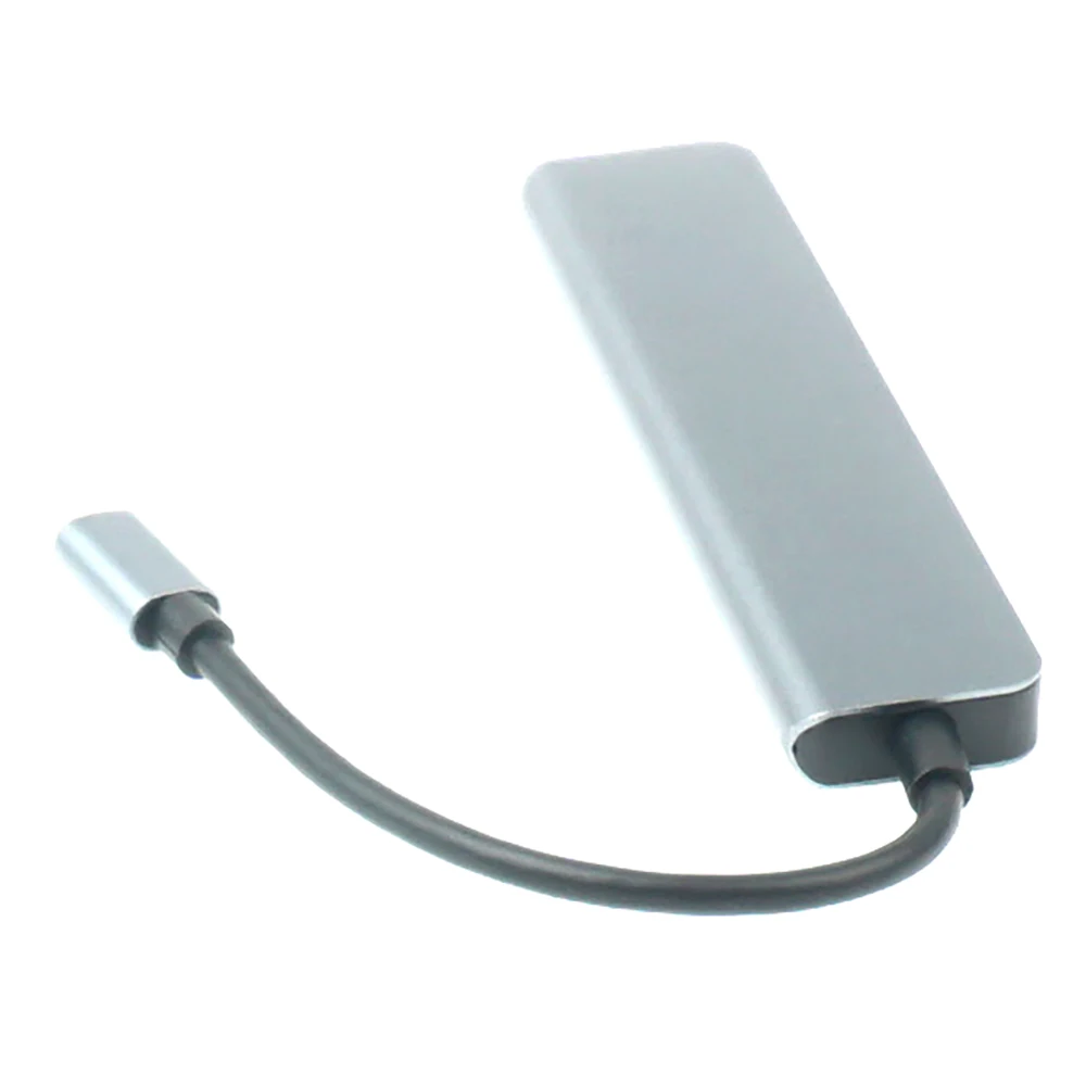 Typ C toUSB Hub 6 IN 1 HDMI-kompatibel USB 3,0 PD SD/TF Kartenleser Adapter kabel