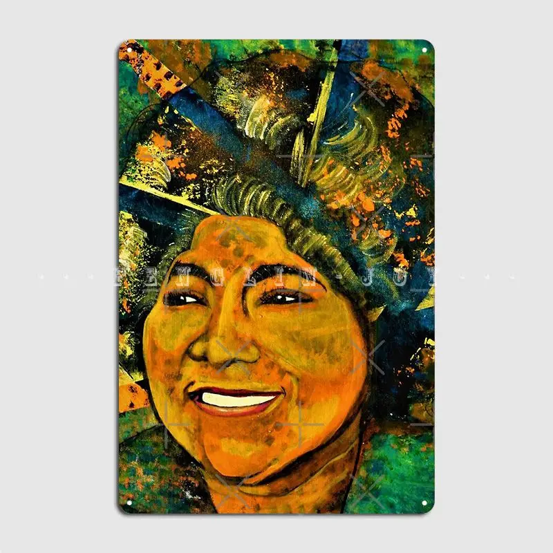 

Mahalia Джексон поппин портрет металлический знак стена пещера стена смешная фотография