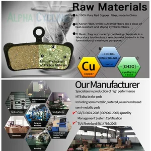 Fahrradbremsbeläge für Magra MT2, MT4, MT6, MT8, MTS -Pinzetten, 4 Paare, Ex -Klasse Sport, Harz 10 Hauptverkäufe -Embollo -Bremse - №10