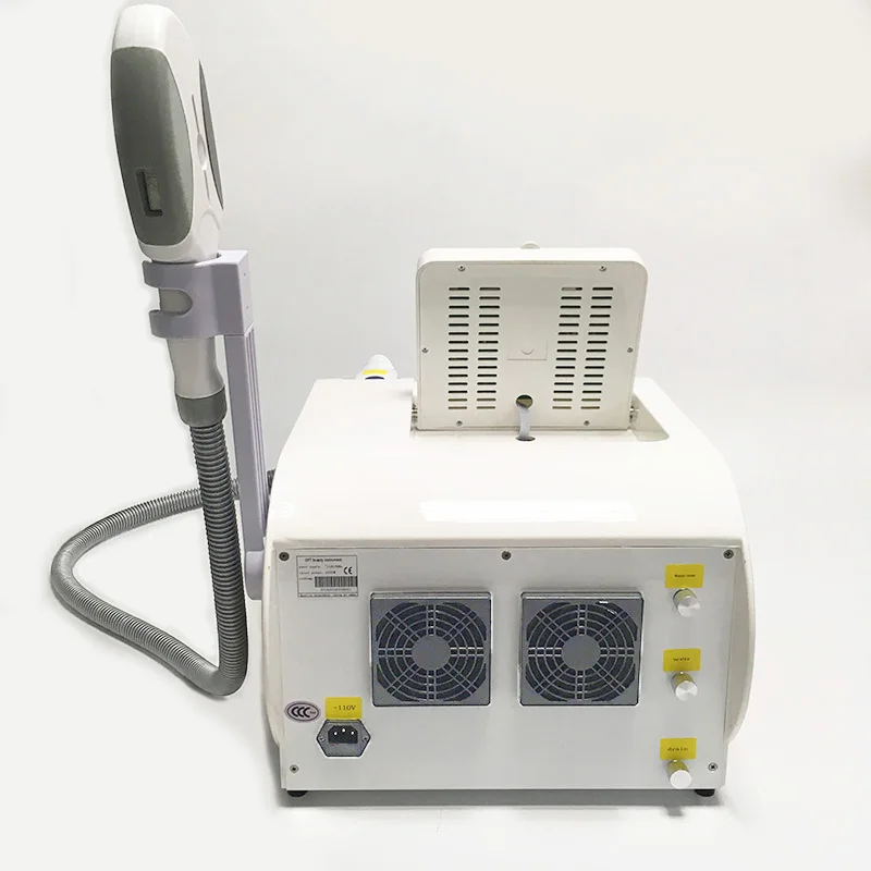 Economical portable IPL Elight hair removal and skin whitening 640nm, 530nm, 480nm three-wavelength machine