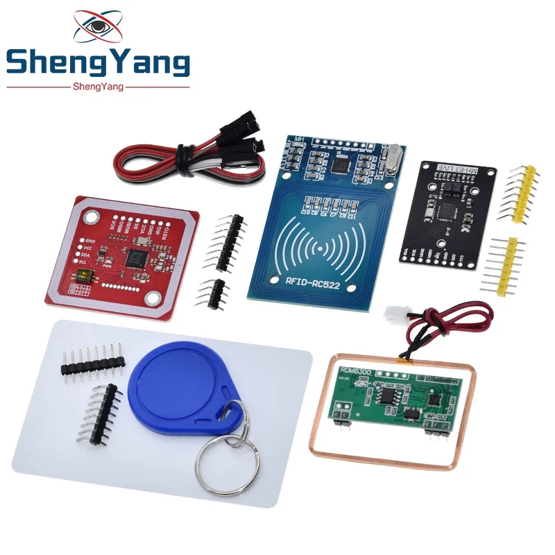 TZT RFID-Modul RC522 MFRC-522 RDM6300 PN532 Kits S50 13,56 MHz 125 kHz 6 cm mit Tags SPI Write & Read für Arduino Uno 2560 – Detail 2