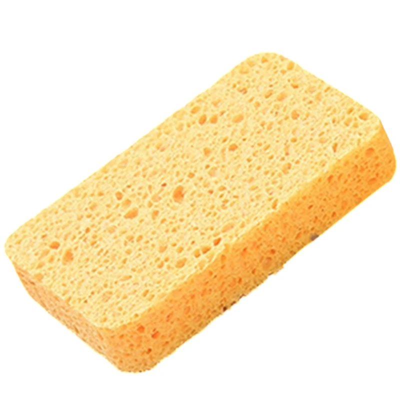 Cellulose Dishwashing Sponge Wood Pulp Water Absorbent Cleaning Scrub Sponge Pot Pan Dish Scouring Pad Kitchen Cleaning Cloth