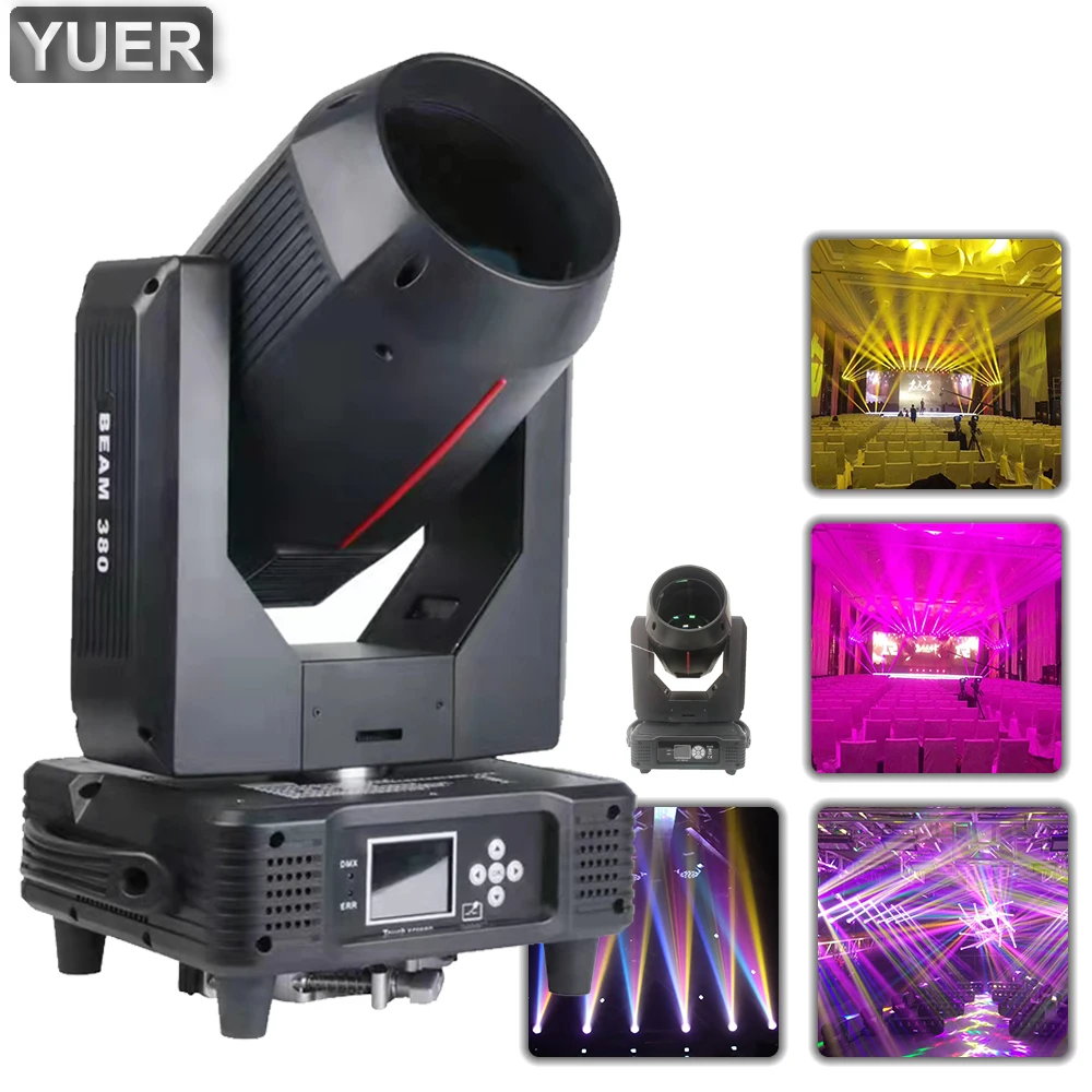 380W Beam Pttern Zoom Moving Head Light DMX512 Stage Strobe Atomization Effect Light 0SRAM Prism 8+16+24 DJ Disco Party Bar