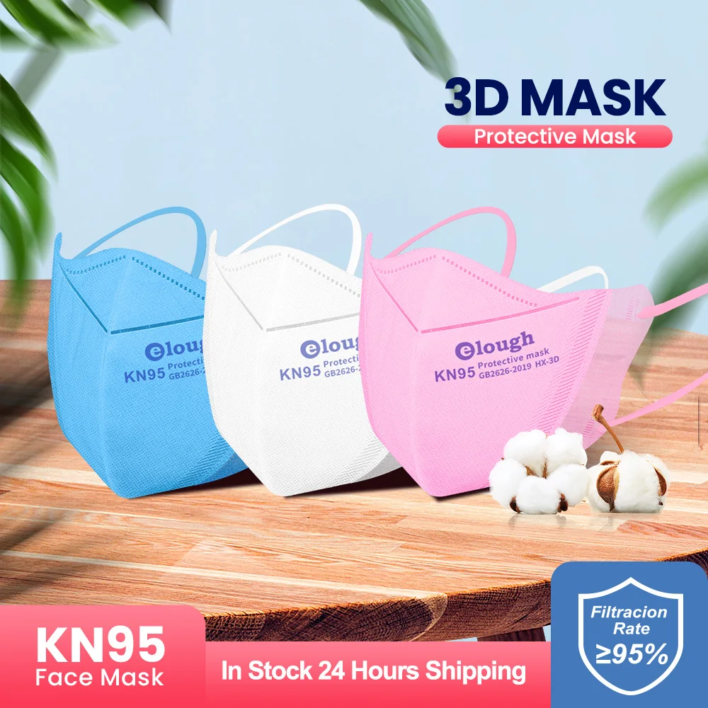 Kn95 Face Mask 3D Health Protection Mask Reusable FPP2 Masks 4 layer Certified Mascarilla ffp2 mask mascarillas fpp2 homologadas