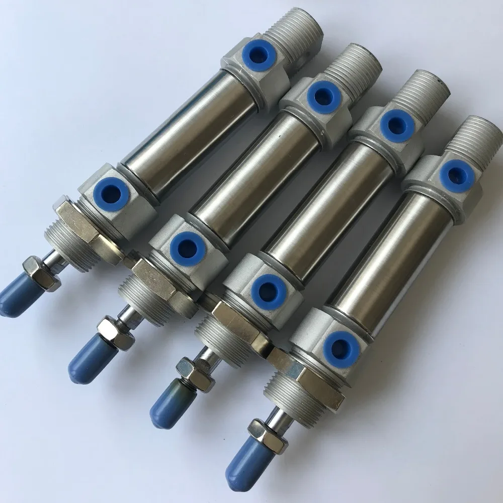 Bore 10/12/16/20/25mm stroke 25/50/75/100/125/150/200/250/300mm DSNU series ISO6432 mini round pneumatic cylinder