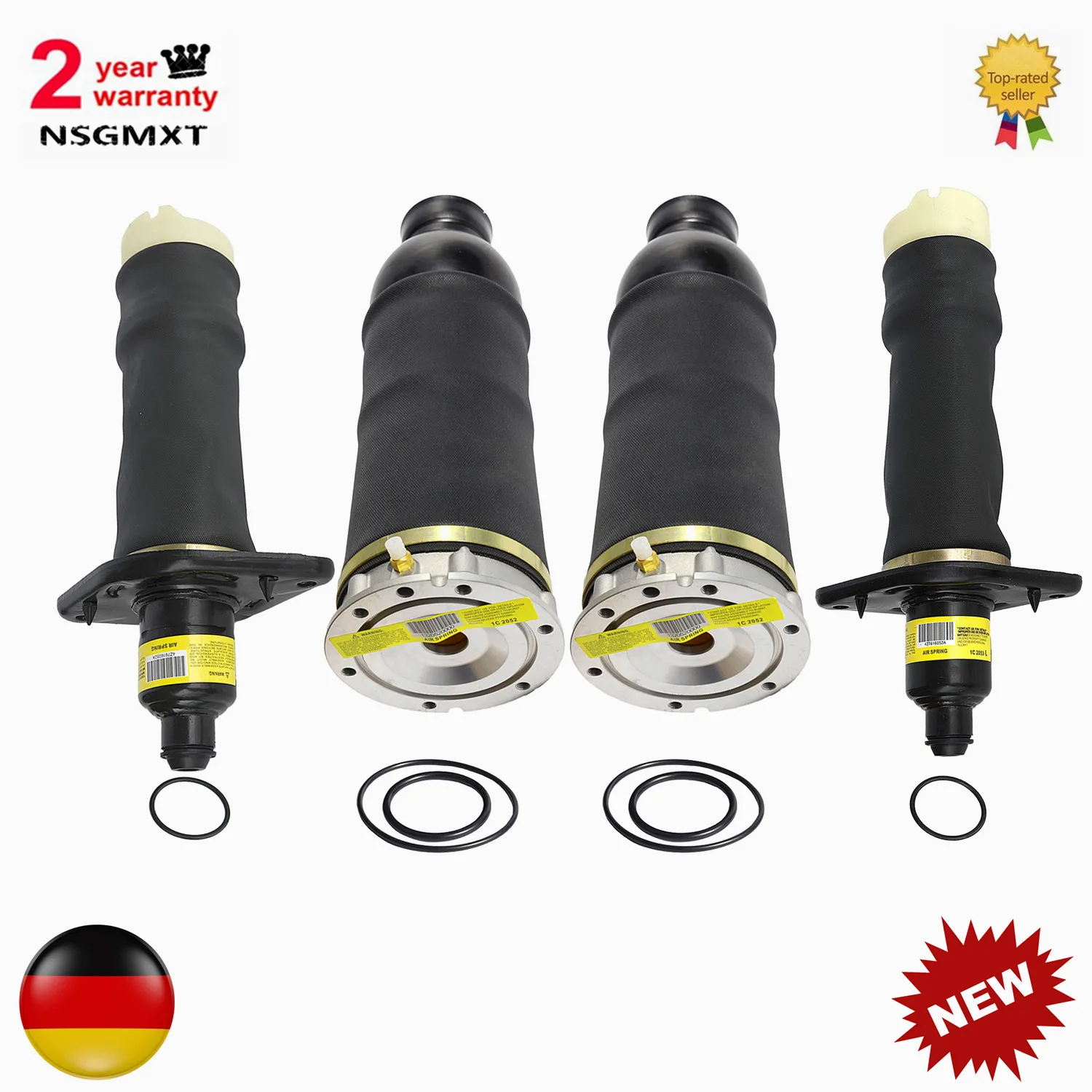 AP01 4 pcs Front+Rear Air Suspension Spring Bag For Audi Allroad Quattro Audi A6 C5 4Z7616051B 4Z7616051D 4Z7616051A 4Z7616052A