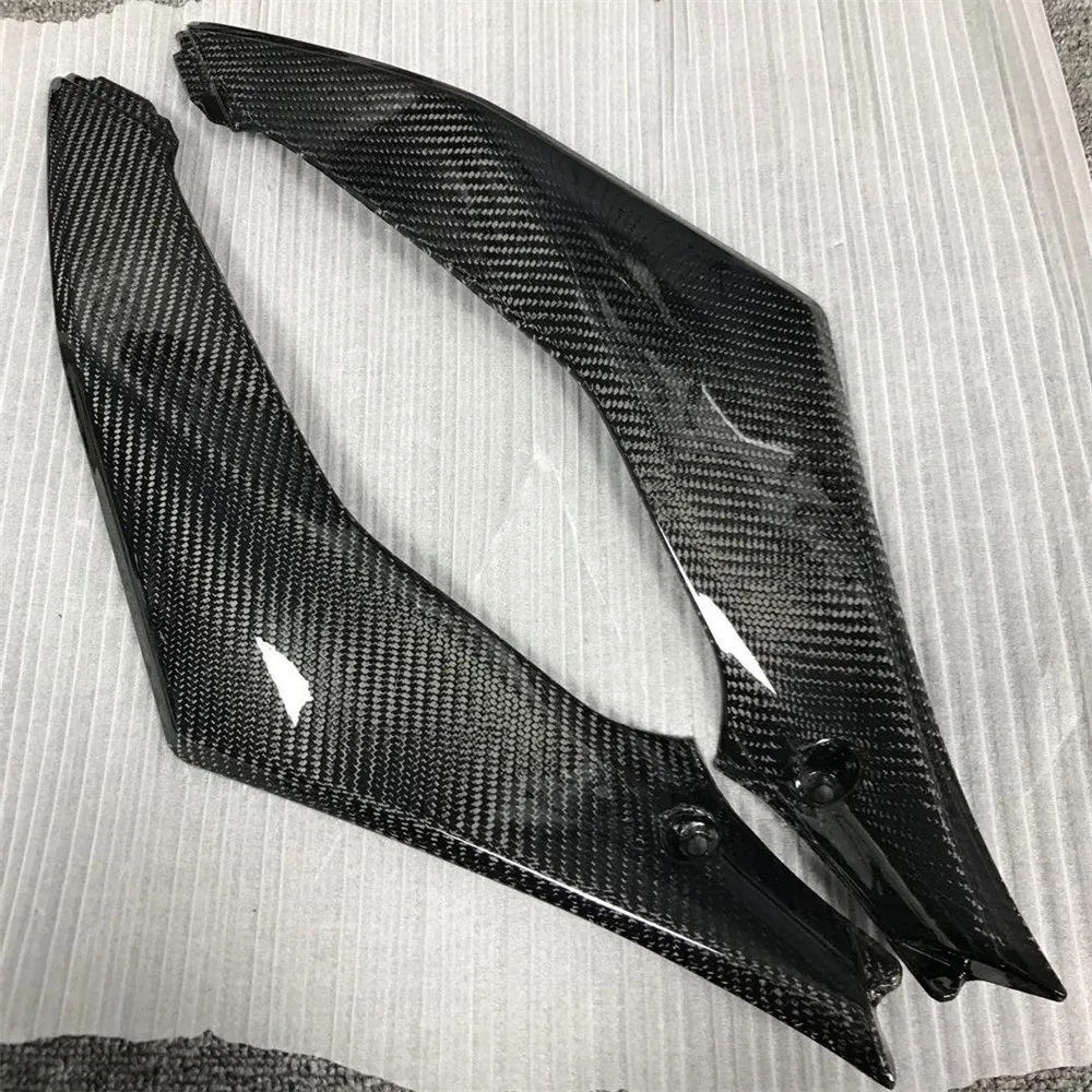 Real Carbon Fiber Tank Side Cover Panel FAIRING for GSXR1000 GSX R1000 GSX-R1000 GSXR1000 GSXR 1000 2008 2007 08 07