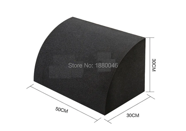 Imagem -02 - Circular Arc Estilo Corner Bass Trap Conjunto de Absorção de Ruído Estúdio Acústico Embalagem Não Comprimida Ems Fast Shipping