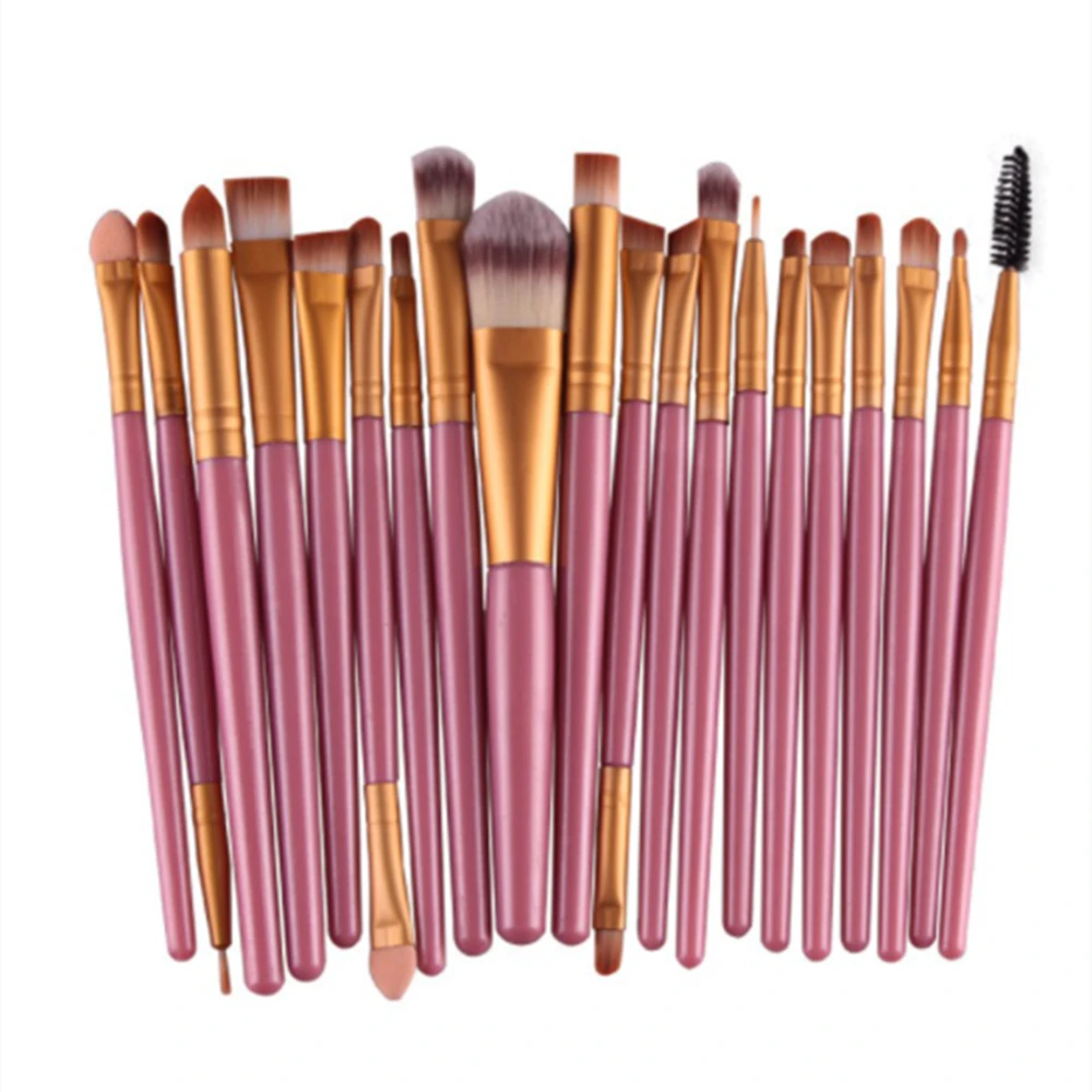 20Pcs Make-Up Pinsel Set Kosmetische Foundation Pulver Lidschatten Kontur Erröten Blending Schönheit Make-Up Pinsel