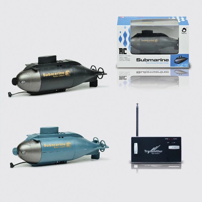 Neue spielzeug Mini Radio control spielzeug Modell schiff 777-216 Torpedo Design Drahtlose doppel propeller RC submarine