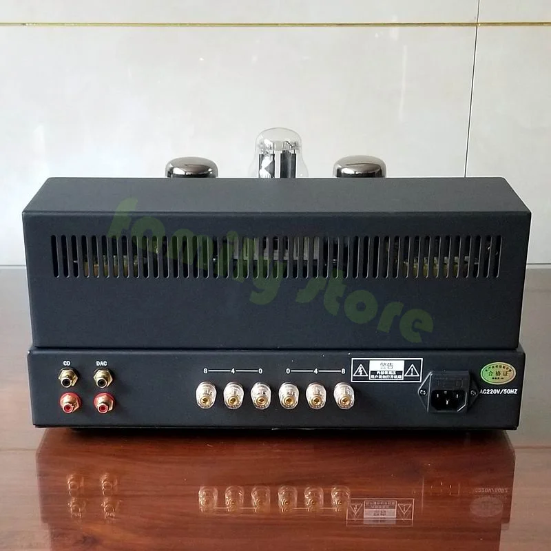 quality KT88-K1 Vacuum Integrated Tube Amplifier Stereo Single-ended Class A tube power amplifier，2.0 Channel Power Amplifier15W