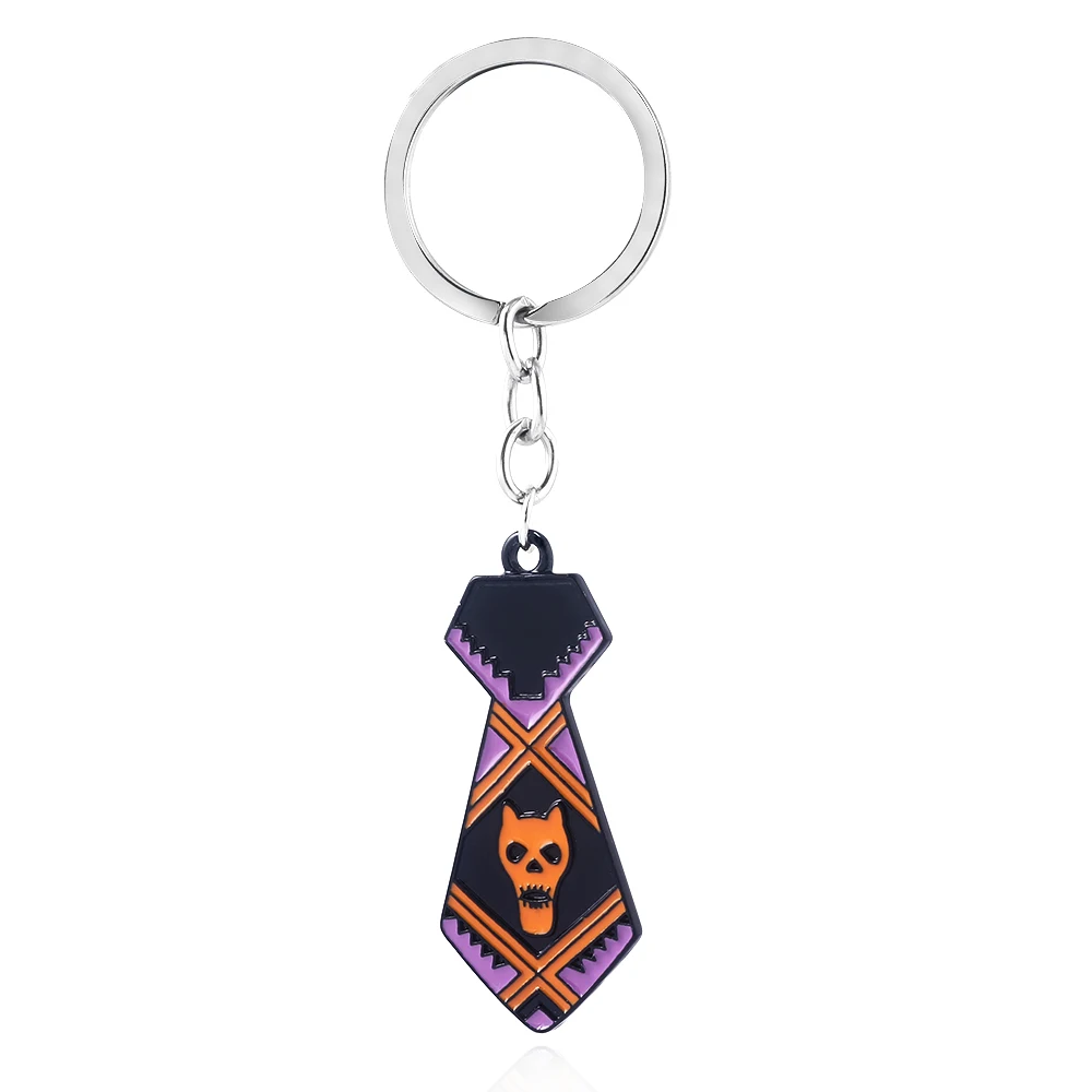 JOJOS Bizarre Adventure Keychain Japanese Anime Kira Yoshikage Tie
