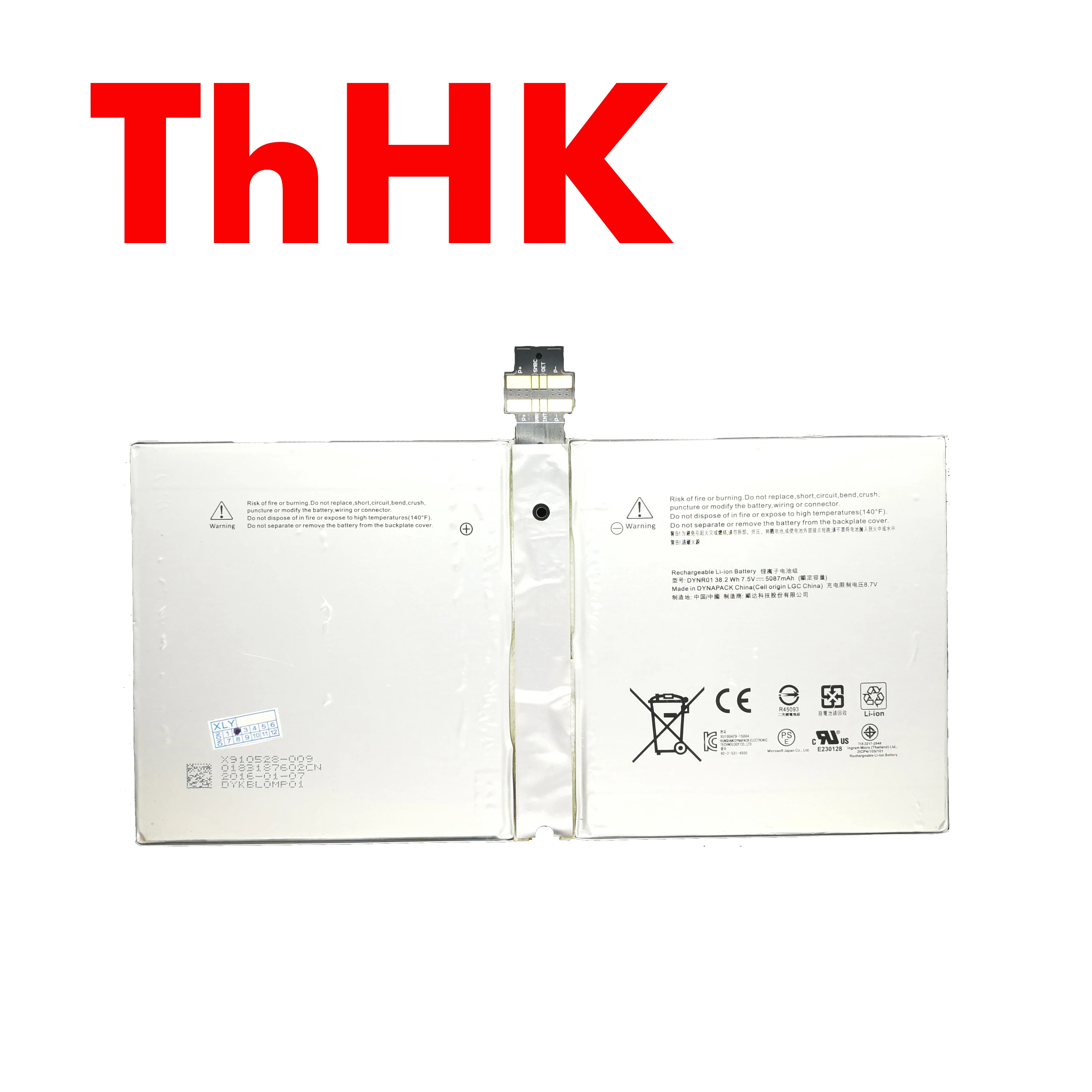 ThHK-baterías originales para ordenador portátil, G3HTA027H DYNR01, para Microsoft Surface Pro 4 1724 12,3 ", Tablet PC Notebook