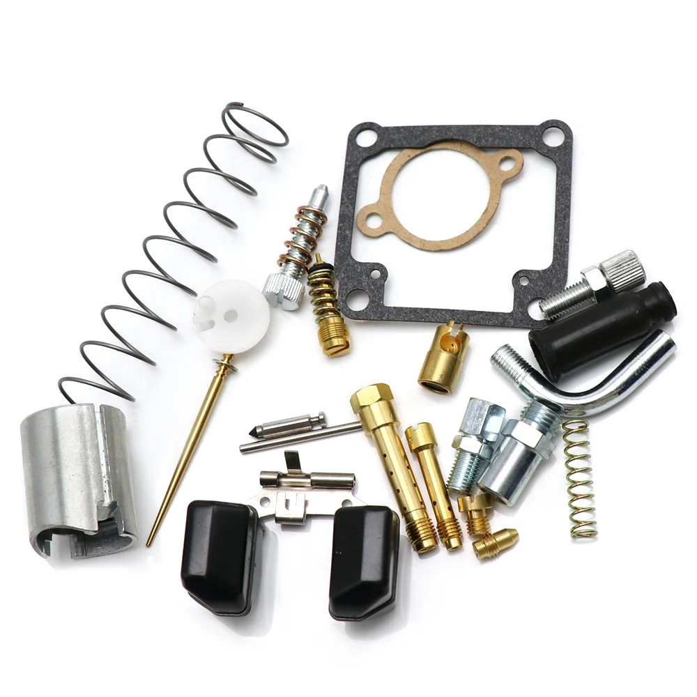 ZSDTRP Carburetor Repair Gasket Kit For Dellorto PHBG /AD Racing Carb Including Float Needle Spring Jets Carb Repair Kits