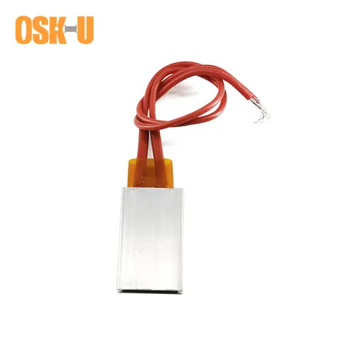 PTC 가열 요소 220V PTC 히터 요소 온도 조절기 35x21x5mm 170/200/230/270 섭씨도 머리 직선기 2PCS