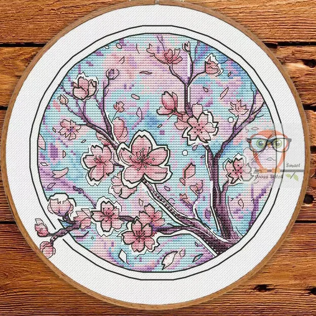 Z1535 Homefun Cross Stitch Kits Package Floral Needlework Counted Cross-Stitching Kits Cross Stich Set Painting Cross-stitch DIY