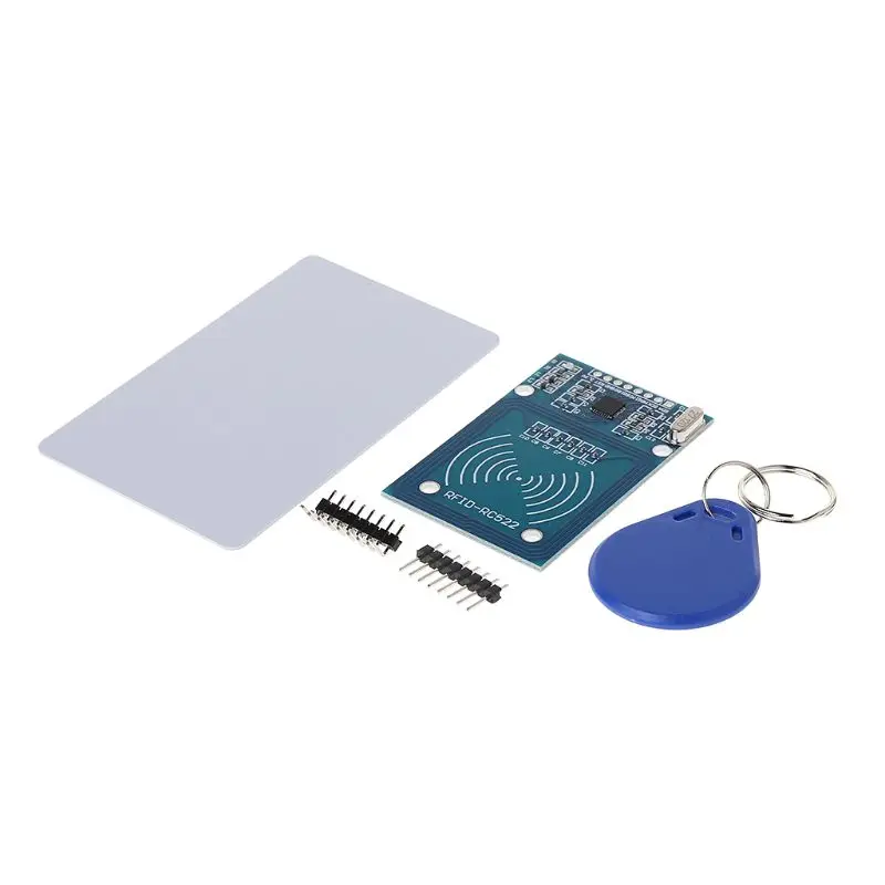 Chaveiro módulo leitor rfid rc522, cartão chip