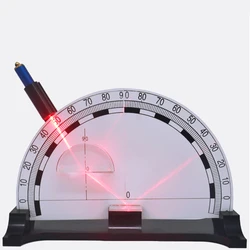 Optical Reflection and Refraction Demonstrator, Foldable Junior High School Physics Experiment Equipment Teaching Aid Instrument