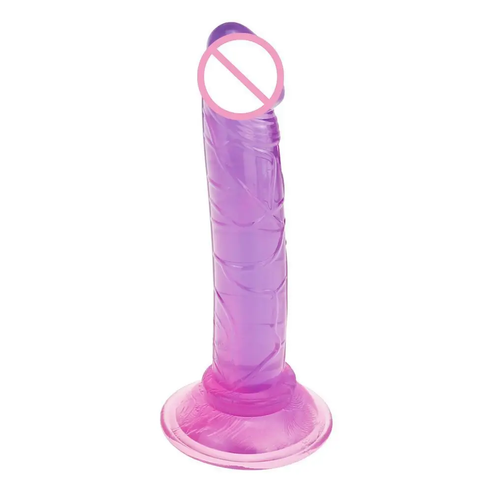 Erotic Soft Realistic Mini Jelly Dildo No Vibrator Anal Plug Dildo Strap On Small Penis Suction Cup Toy Adult Sex Toys for Woman