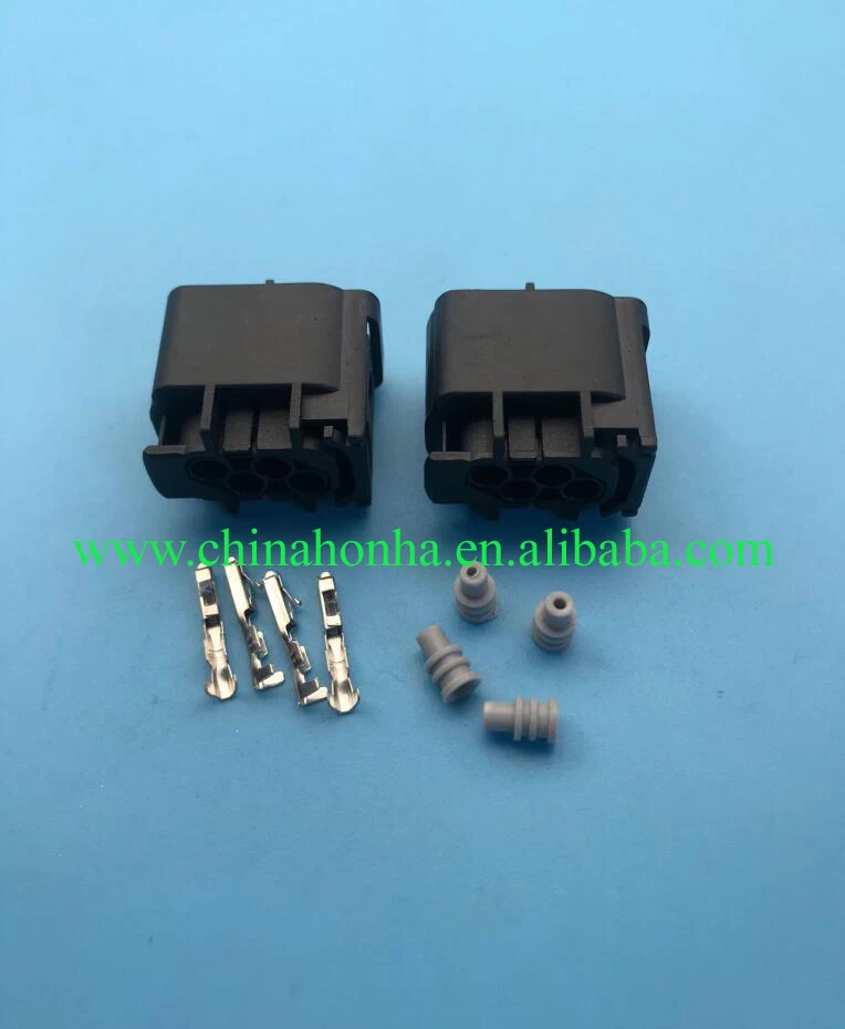 4 Pin Way Tyco amp 1-967640-1 8E0 971 934 Female Car Restrictor Sensor Auto Sealed Connectors sets