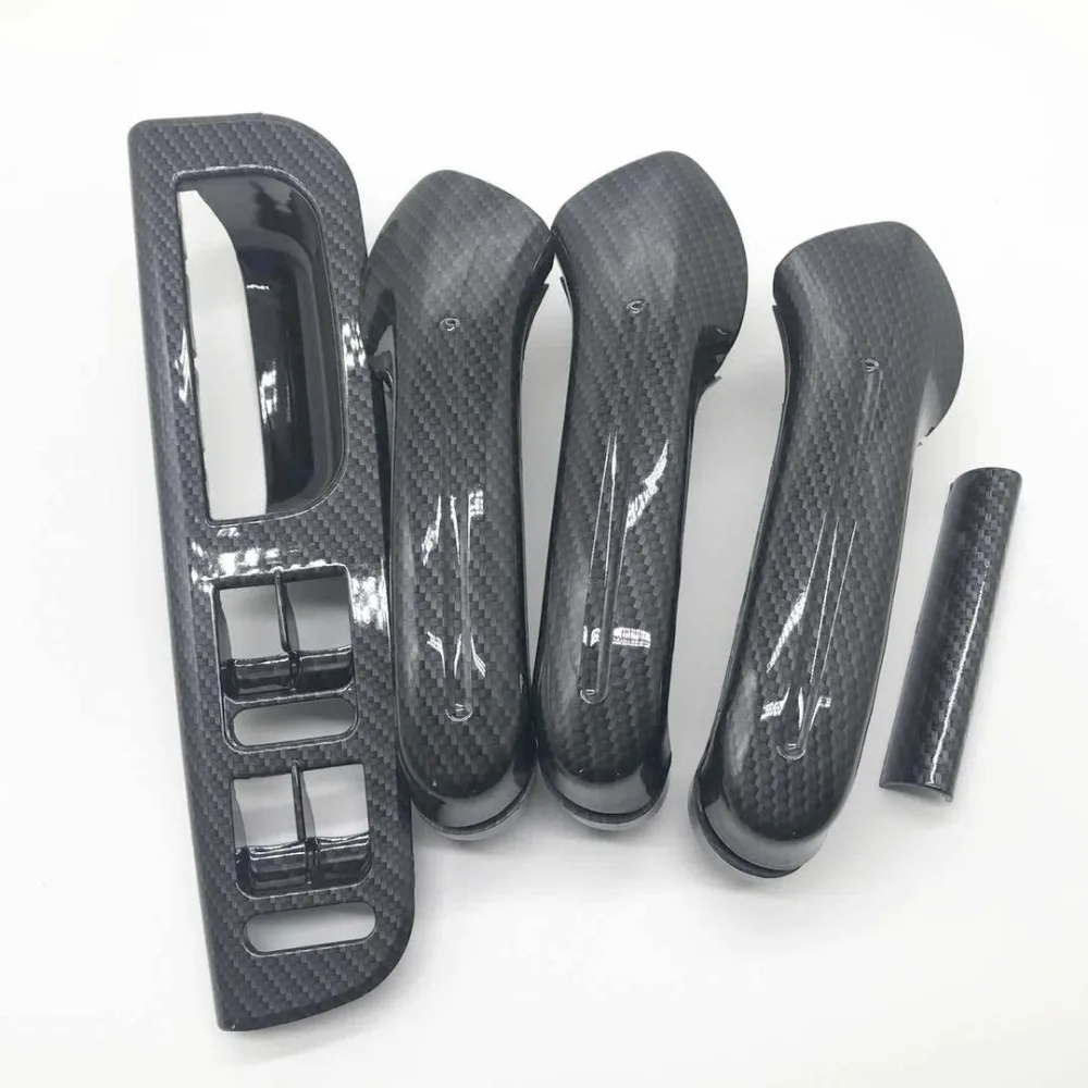

Front Rear Left Right Door Carbon fiber Pull Grab Handle For VW Bora Golf 4 MK4 for Jetta 1999-2004