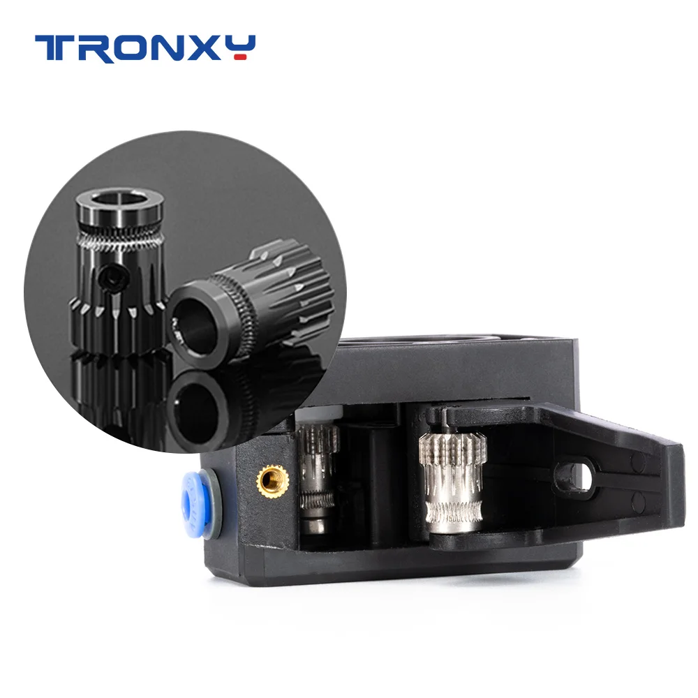 

TRONXY High Performance Driver Upgraded Extruder Filament Dual Gear Parts for X5SA Other DIY 3D Printers