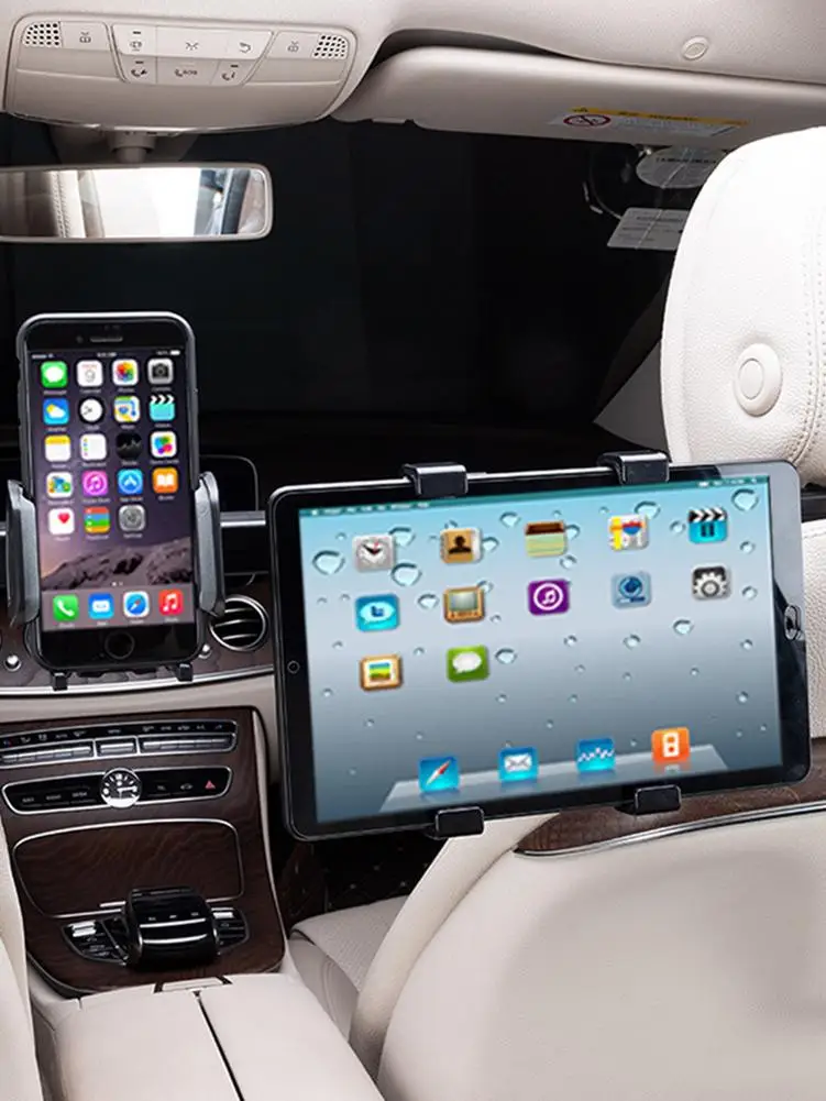 Car Tablet Computer Bracket Universal Size Easy Install Universal Size Easy To Install Rack Car Headrest Phone Holder