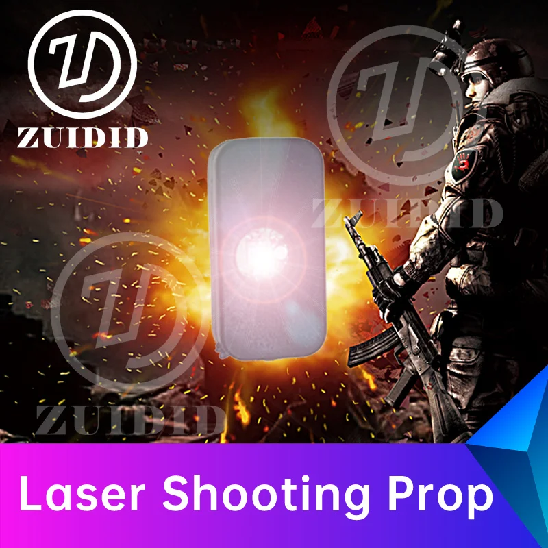 ZUIDID escape room props Laser Shooting Prop hits the number of times the difficulty level is set to unlock escape game