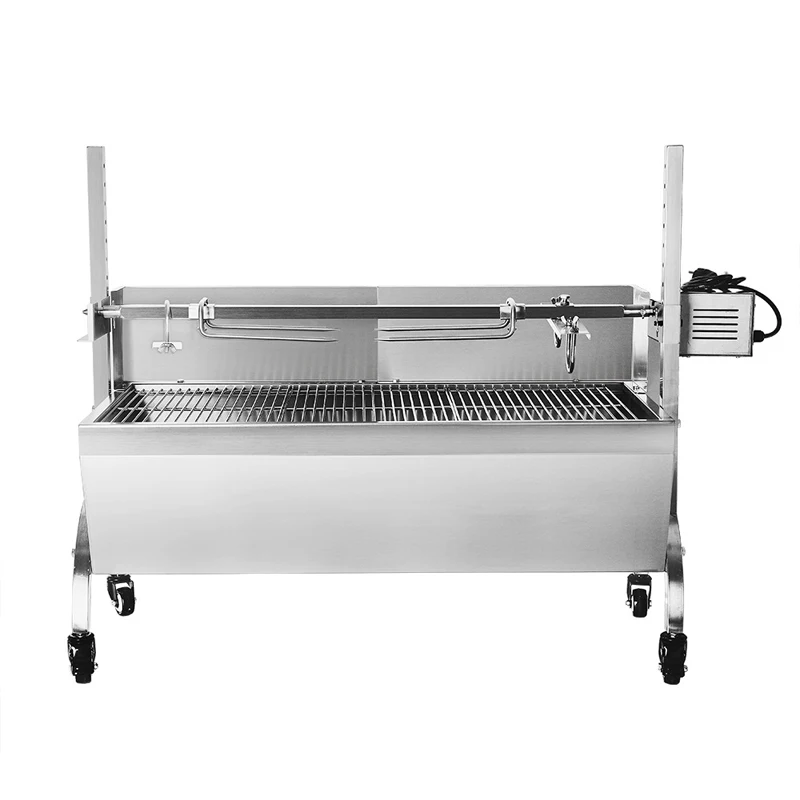 

Manual Electric Rotary Barbecue Grill Flip Barbecue Machine Charcoal Outdoor Stainless Steel Barbecue Meat Machine LB-BBQ-2