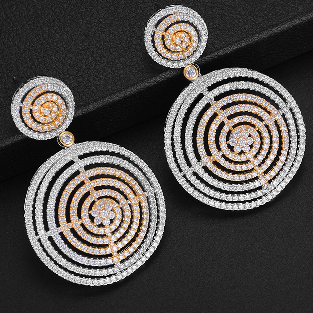 

GODKI Favorite Baguette Cut AAA Micro Zirconia Round Earrings Women Bridal Dress Wedding Everyday Drop Earring Fashion Jewelry