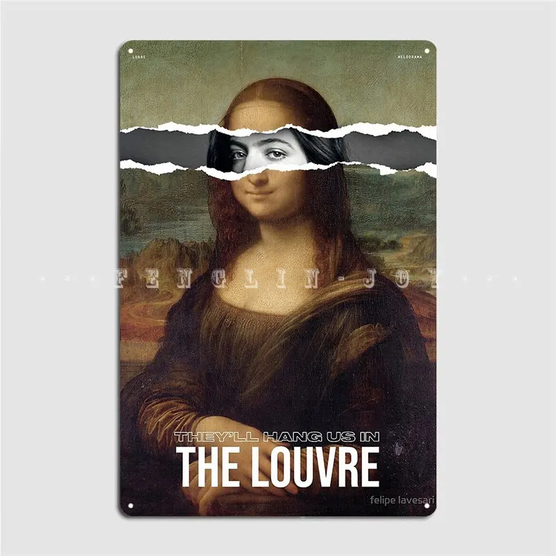 Lorde The Louvre Metal Plaque Poster Club Garage Club Printing Plaques Tin Sign Poster