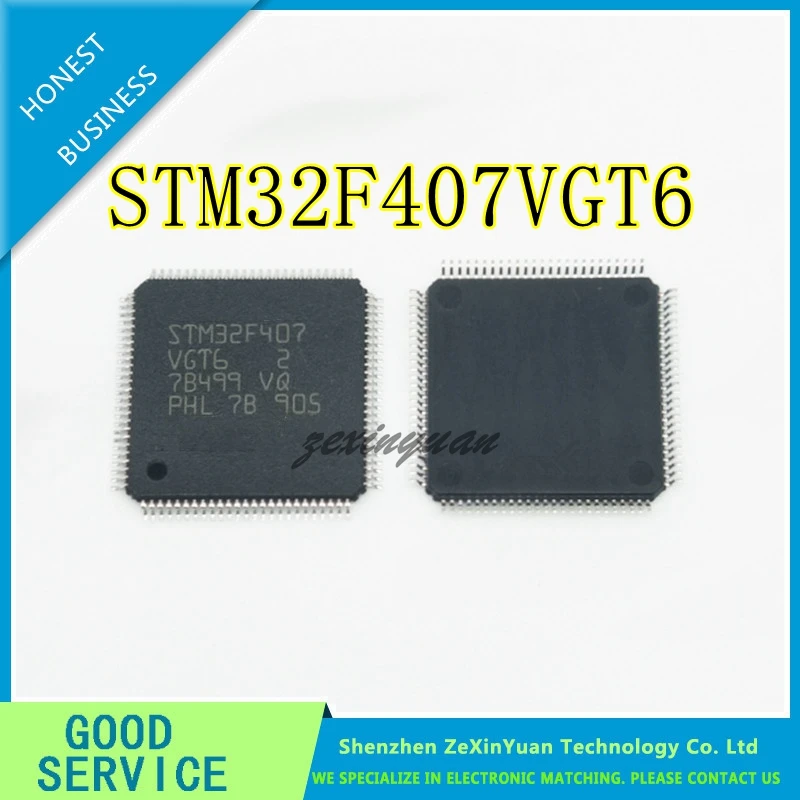 

5PCS-50PCS STM32F407VGT6 LQFP100 STM32F407 VGT6 IC MCU 32BIT 1MB FLASH 100LQFP Original IC