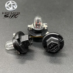 10pcs T5 Bulbs Lamps for Audi Mercedes Benz BMW Opel Volvo Dashboard Instrument 12V 1.5W Black Base