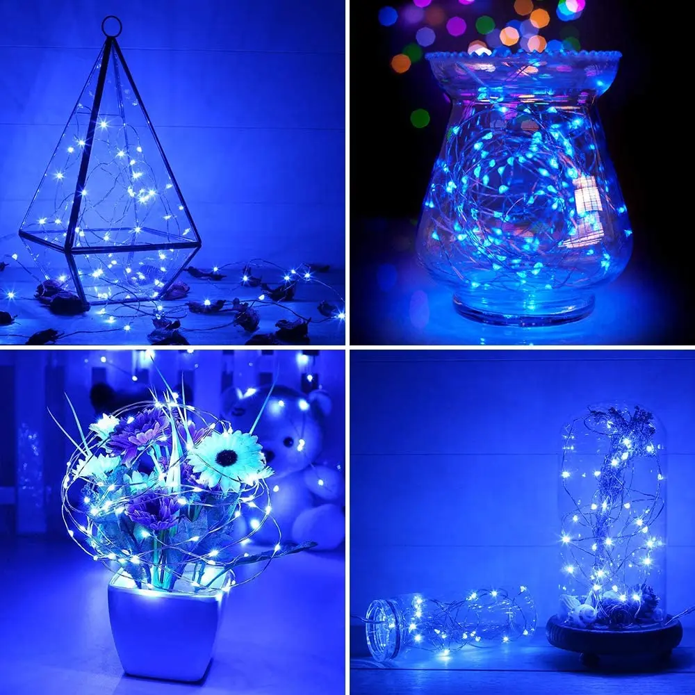 Upgrade Led Festival Garlands Waterproof Copper Wire Holiday Fairy String Light CR2032/USB Decoration Bedroom Christmas Wedding