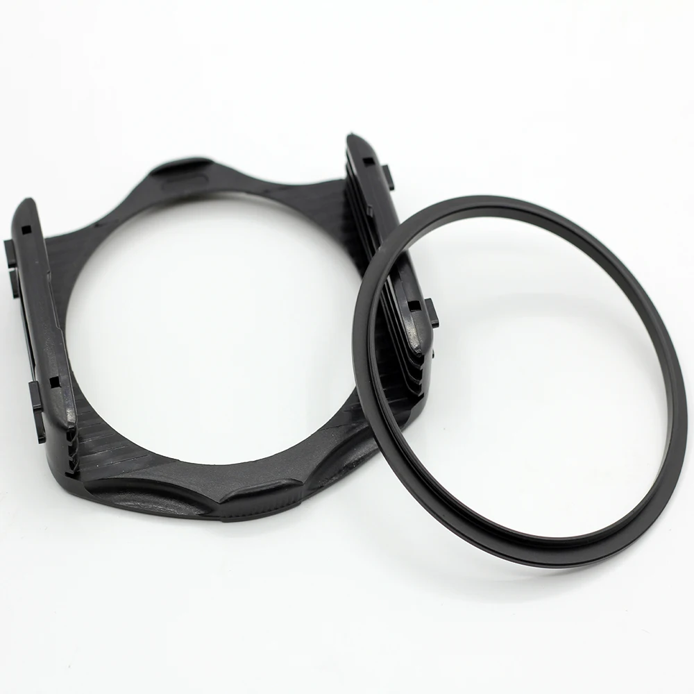 Triple 3 Square Filter Holder + 77mm Metal Adapter Ring Set for Cokin P Series