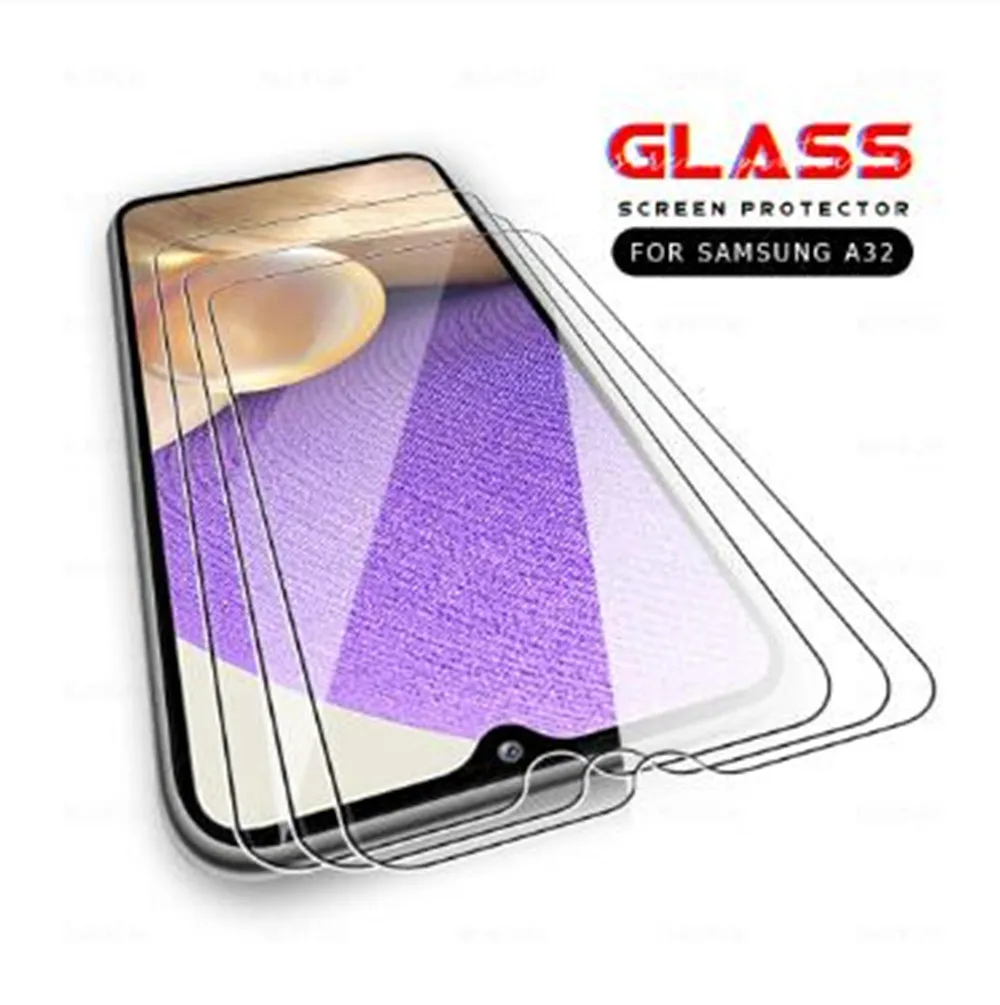 

3-1pcs tempered glass for samsung galaxy a32 5g 4g a12 a02s a02 a52 a72 m62 m02s screen protector samsun a 12 02 32 protect film
