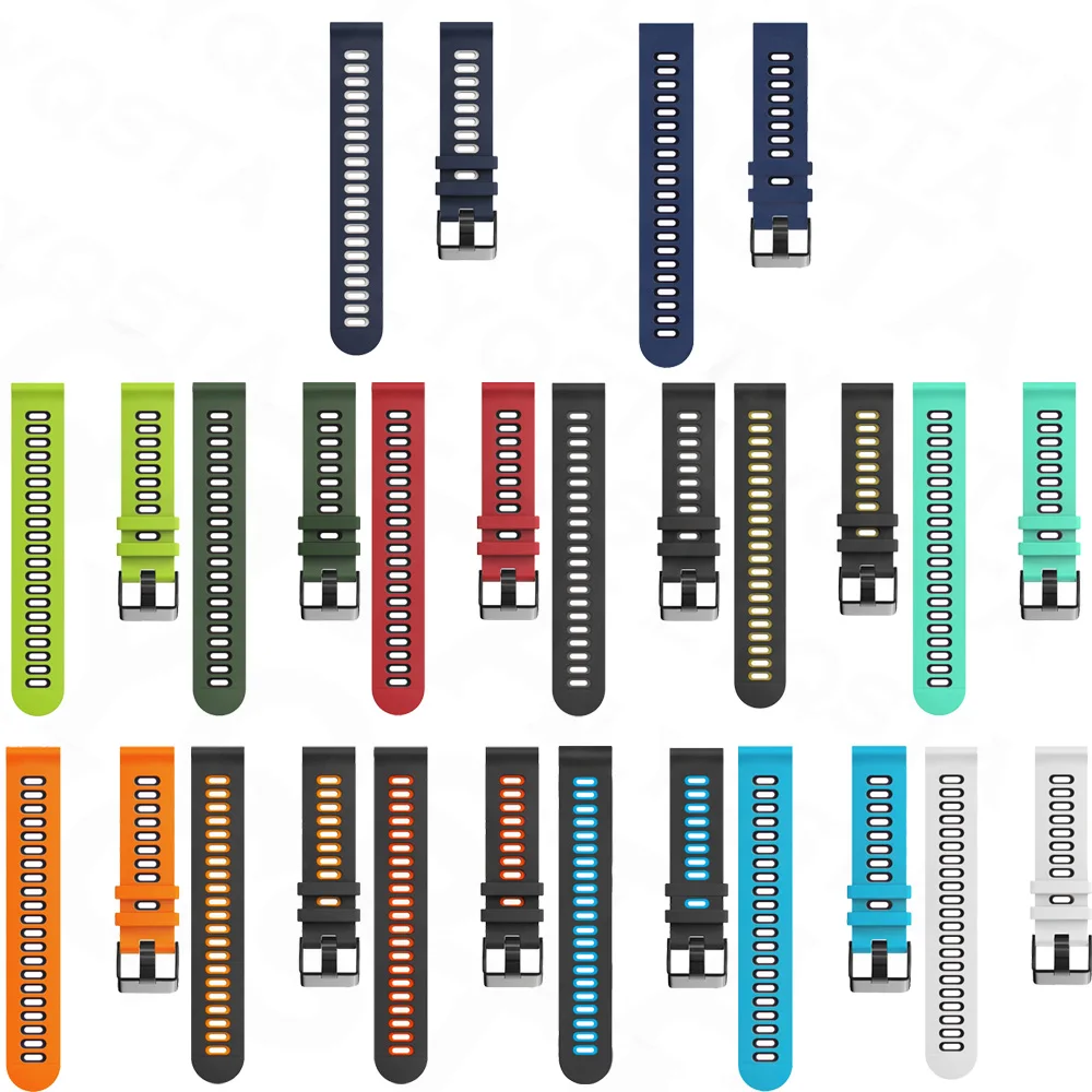 For Garmin Venu 2 Watch Band Wrist Strap For Garmin Forerunner 158 245 245M 645 55 Vivoactive 4 3 Venu Silicone Sport Bracelet