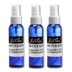 60ML Eyelash Extension Clean Liquid Pump Press Eye Lashes Cleanser Gentle Lash Cleaner Salon Home Use Makeup Tools