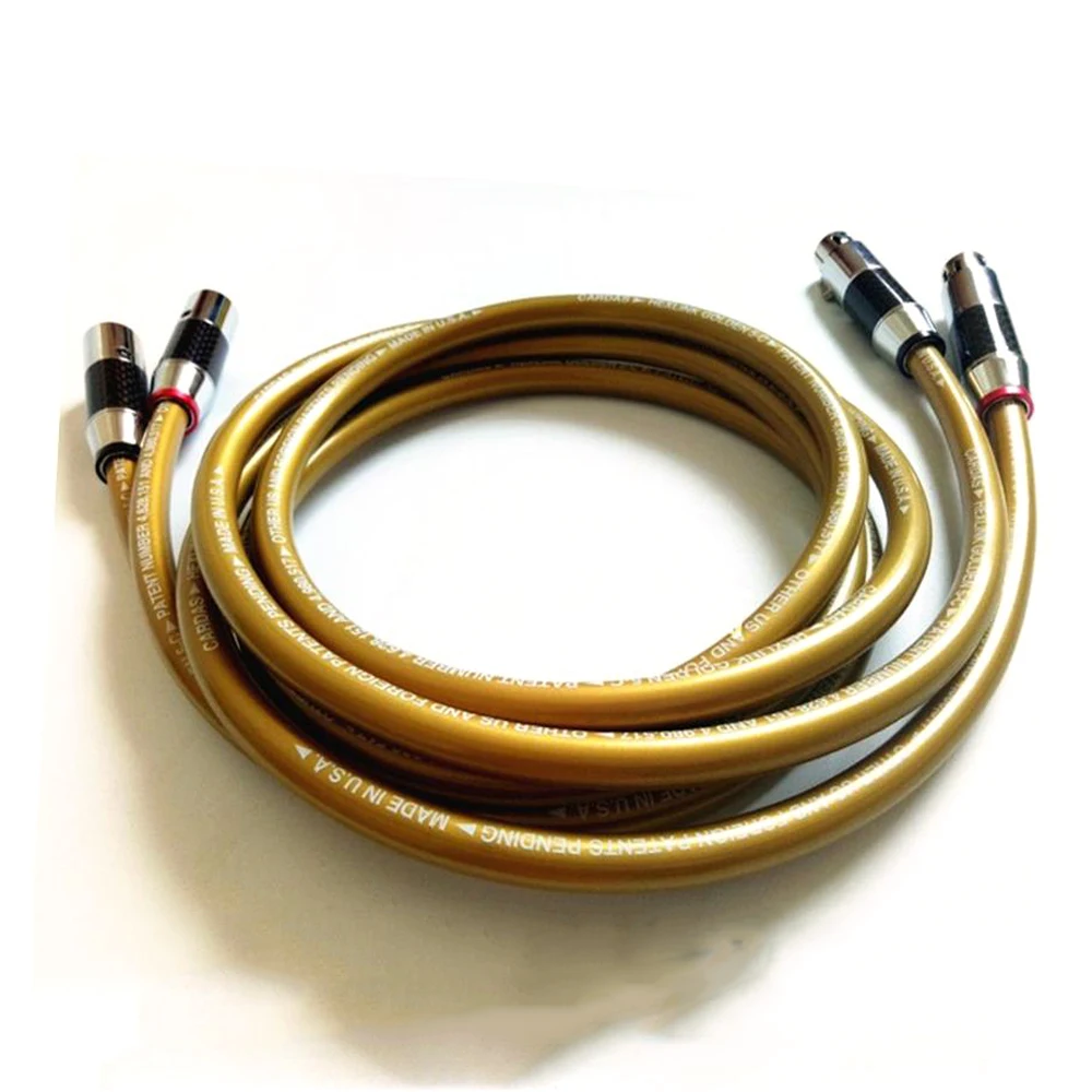 VDH Silver Plated Audio XLR Balanced Cable Speaker Carbon Fiber 3 Pin XLR Connectors Microphone XLR Cable