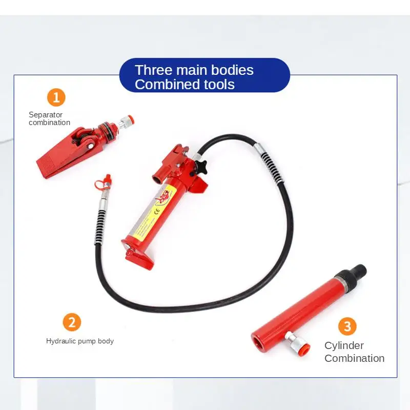 Gato de separación de hoja de metal para automóviles, separación hidráulica superior, accesorios para herramientas de reparación de automóviles