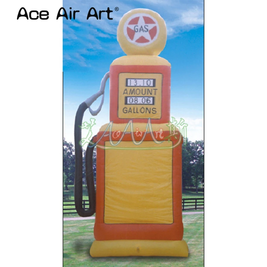 2022 Unique Inflatable Oiler Model With Air Blower For Car Refueling/Advertising Made By Ace Air Art