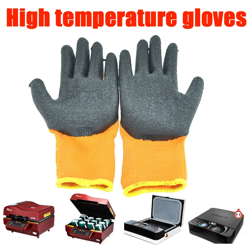 Heat Transfer High Temperature Resistant Gloves for 3D Heat Press Machine