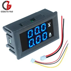 DC 0-100V 0-10A Digital Voltmeter Ammeter 12V 24V 36V 48V Car Motorcycle Electric Bicycle Voltage Current Meter Battery Tester