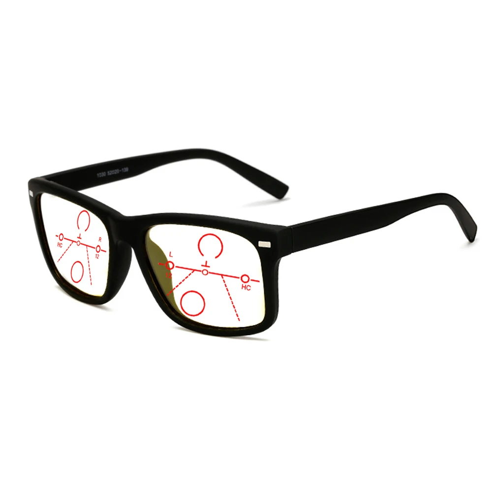 

TR90 Classic Retro Square Ultralight Progressive Multifocal Reading Glasses +0.75 +1 +1.25 +1.5 +1.75 +2 +2.25 +2.5 +2.75 To +4