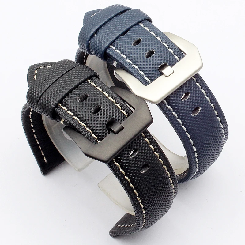 Für Panerai PAM441/01661 armband 24 26mm Leder Armband Geeignet für Panerai LUMINOR Uhr Strap Zubehör Armbänder