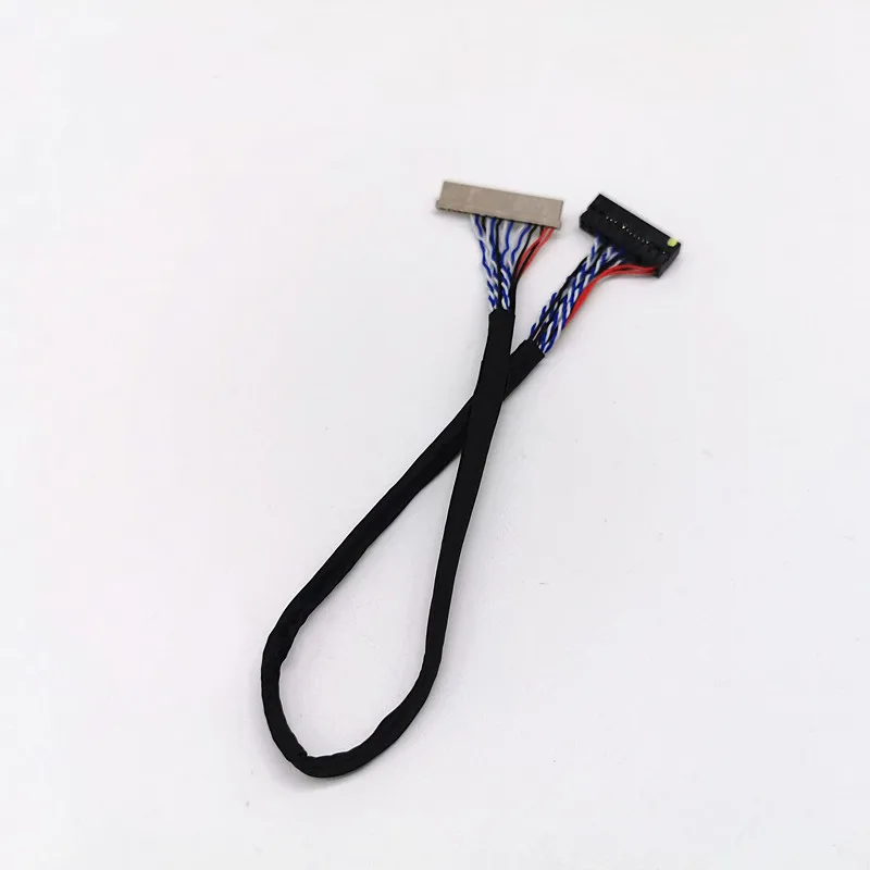 Universal notebook screen DF14 20 Pin 1ch 6-bit LVDS Cable 25cm For 6.5-17 inch LCD Panel